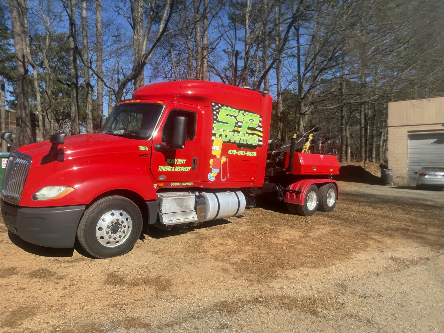 S&P Towing heavy-duty wrecker