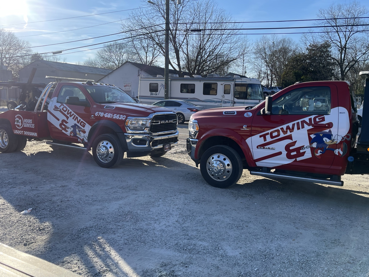 S&P Towing light-duty tow trucks
